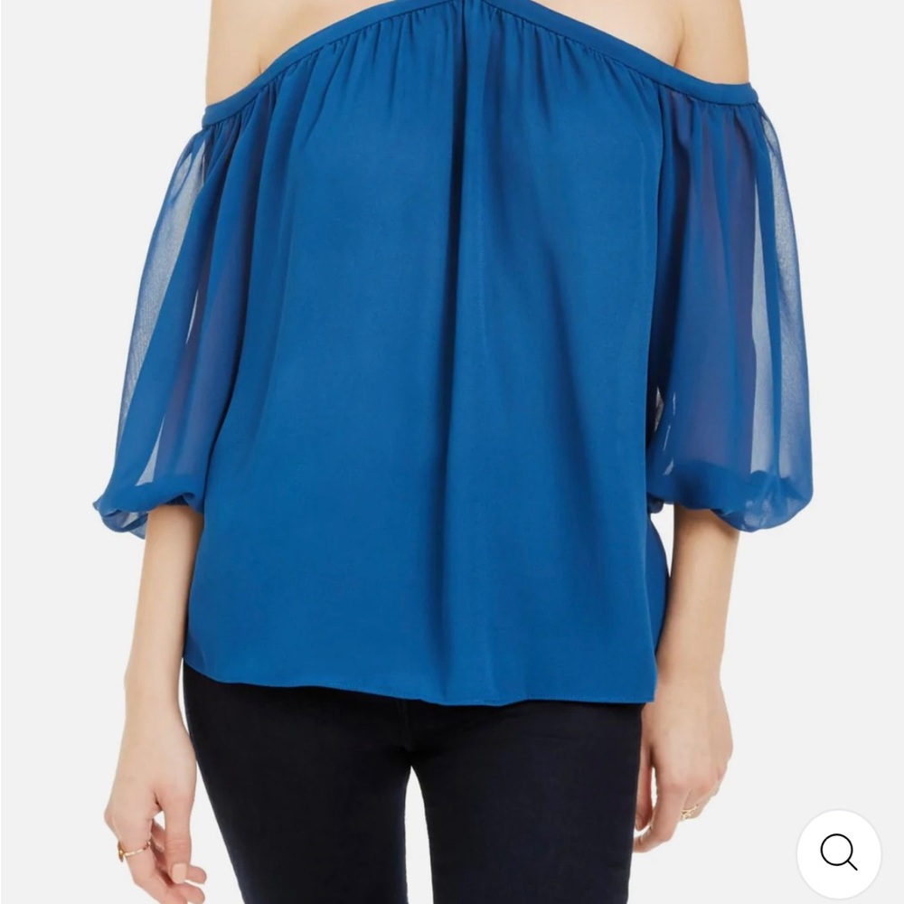NWT-1.State Women's Off-The-Shoulder Solid Top, Size Medium.